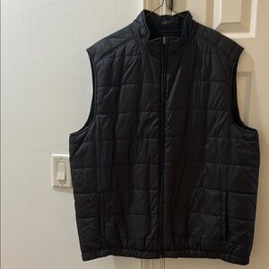 Men's Black Quilted Vest